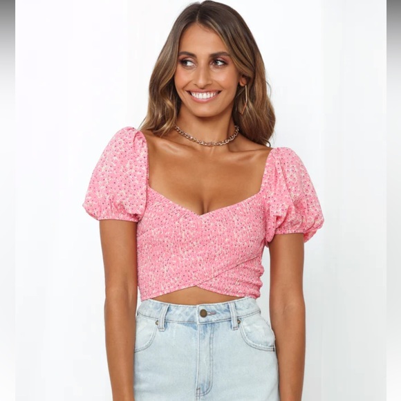 NWT Hello Molly Crop Top - Medium - Picture 4 of 7